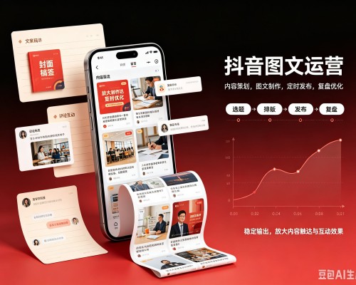 红岗抖音图文代运营服务